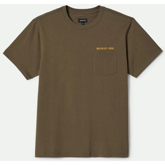 Brixton Embroidered Heavy Weight T-shirt - Picture 1 of 2